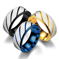 new simple inner arc double bevel pattern couple ring for men and women