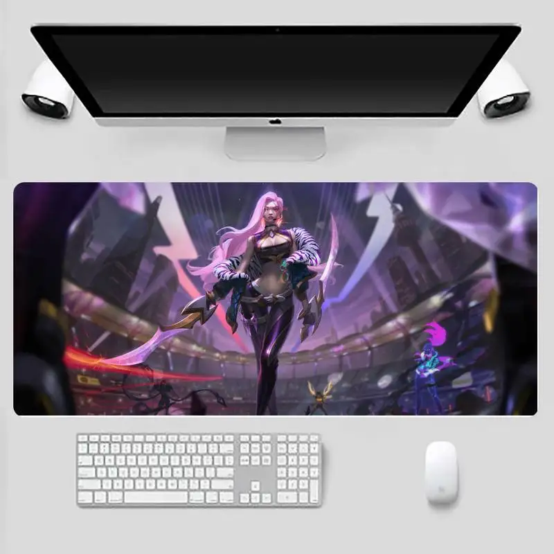 

3D amine cute sexy girl Laptop Computer Mousepad X XL XXL Non-slip Cushion Thickness 2mm LockEdge equal LE