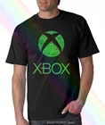 Черная футболка с логотипом Microsoft Xbox One 360, Мужская футболка
