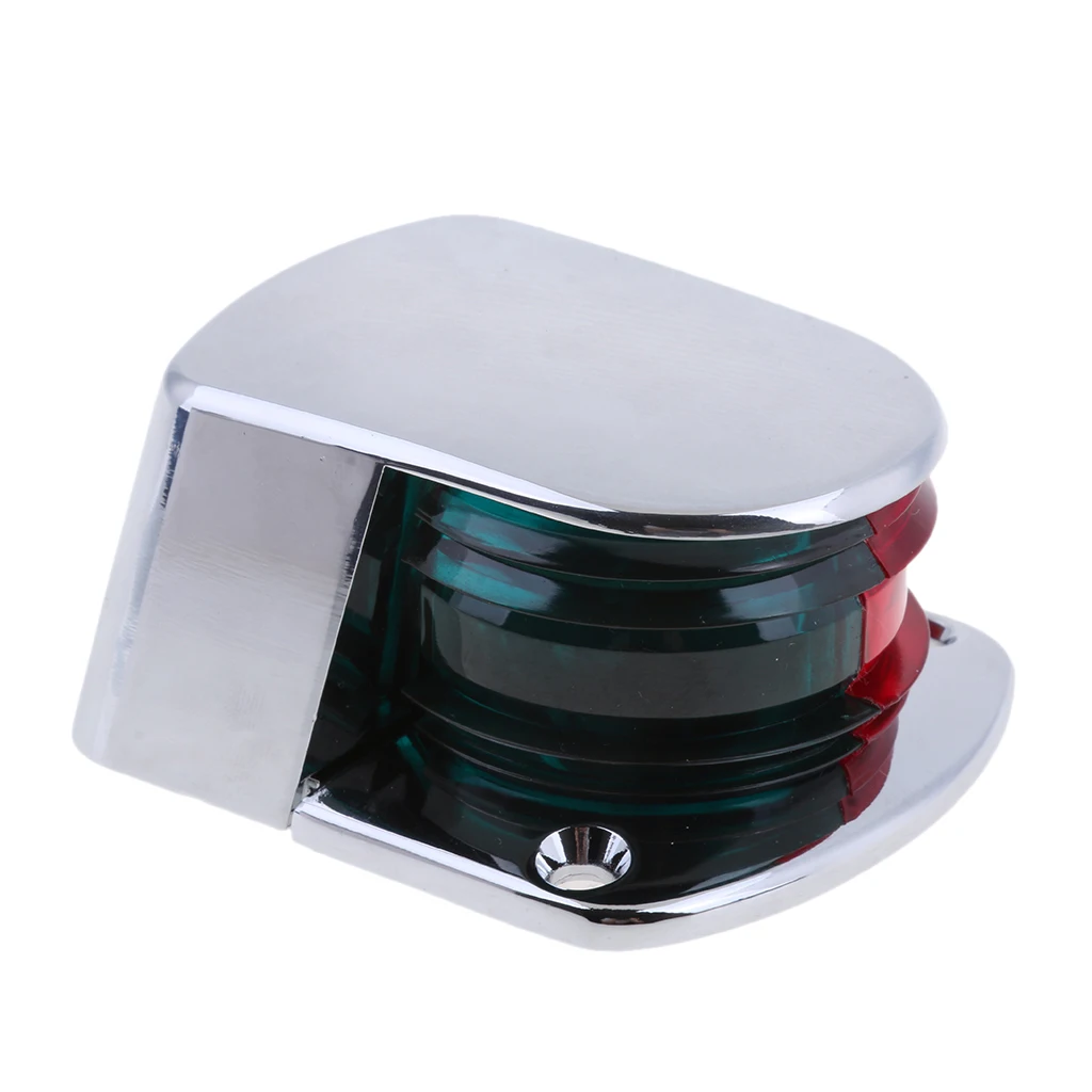 

Brand New High Quality Marine Light Bow Navigation Light Bi-Color Red & Green Lens Signal Lights