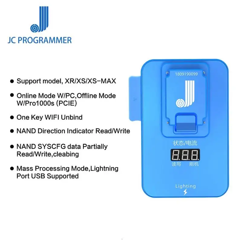 Программатор JC Pro1000S PCIE NAND P8 P7 для iPhone 7 7P 8 P X XSMAX XR iPad PRO устройство проверки ошибок