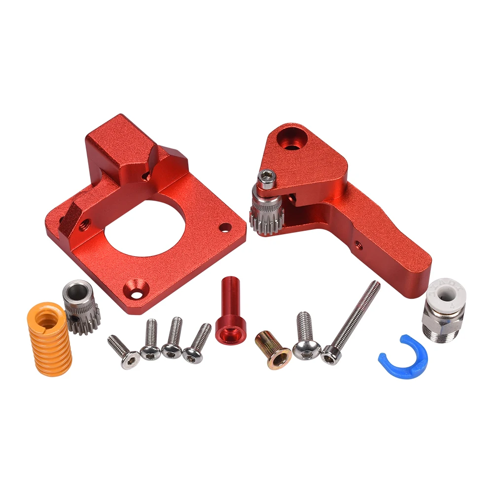 cr10s pro dual gear mk8 extruder kit aluminum dobule pulley 1 75mm filament 3d printer parts for cr10s pro ender35 3d printer free global shipping