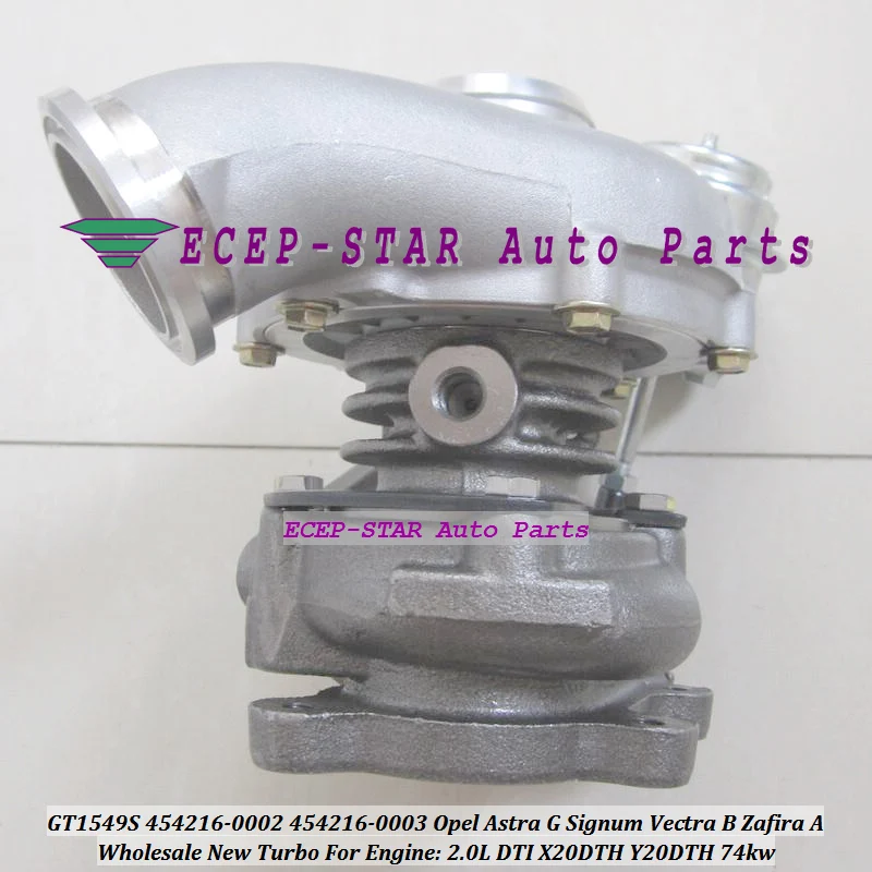 Turbo GT1549S 454216 5003S 0001 24442214 90570506 860046 для Opel Vectra Zafira Astra G 93184042 л 20HC X20DTH|Воздухозаборники|