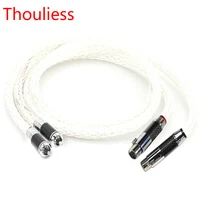 thouliess 7n occ silver plated xlr balance cable rca male to xlr male female connector audio cable 1616ag twist cable