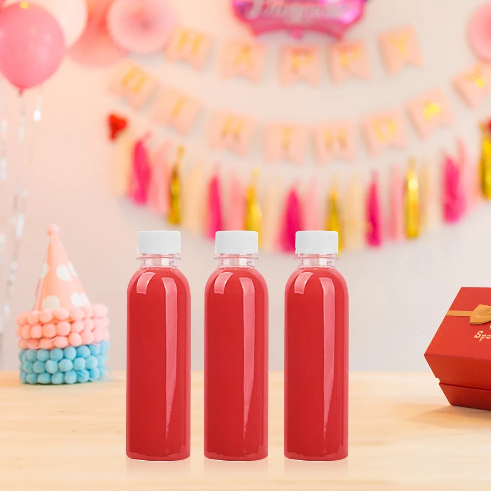 

1 Set 20 Pcs 250ML Drink Bottles Empty Plastic Bottles for Drinks (Transparent)