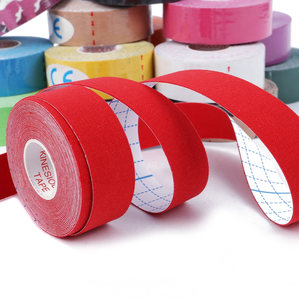 Рулон спортивной ленты 2 5/5 см X 5 м хлопковая эластичная клейкая лента для травм от