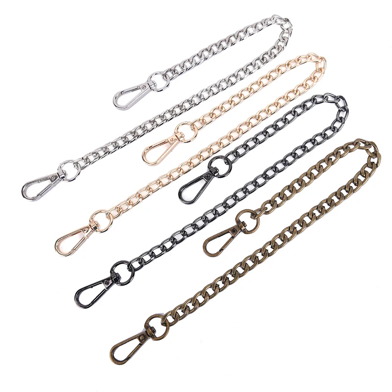 

1PCS Chains DIY Gold, Bag Strap 40cm Replacement Purse Chain Shoulder Bag Straps For Handbags