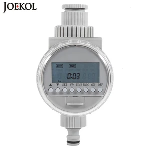 Таймер полива сада на солнечной батарее с цифровым ЖК-дисплеем, автоматический таймер полива, контроллер для экономии воды, система полива