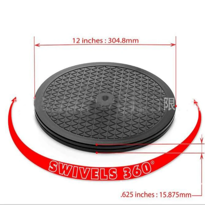 

12" Bonsai Turntable Rotating Plate Wheel Revolving Home Kitchen Display Stand