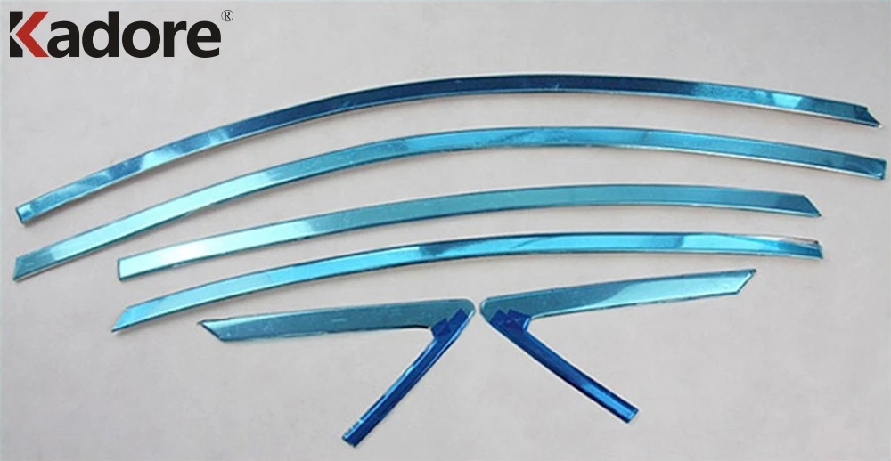For Hyundai Solaris 2010 2011 Stainless Steel Window Frame Protector Cover Trim Car Decoration Exterior Accessories | Автомобили и