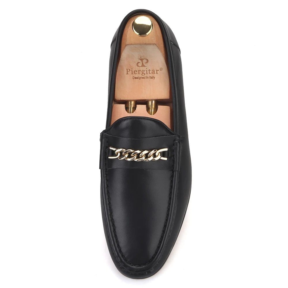 Мокасины Piergitar мужские ручной работы лоферы из воловьей кожи без застежки с