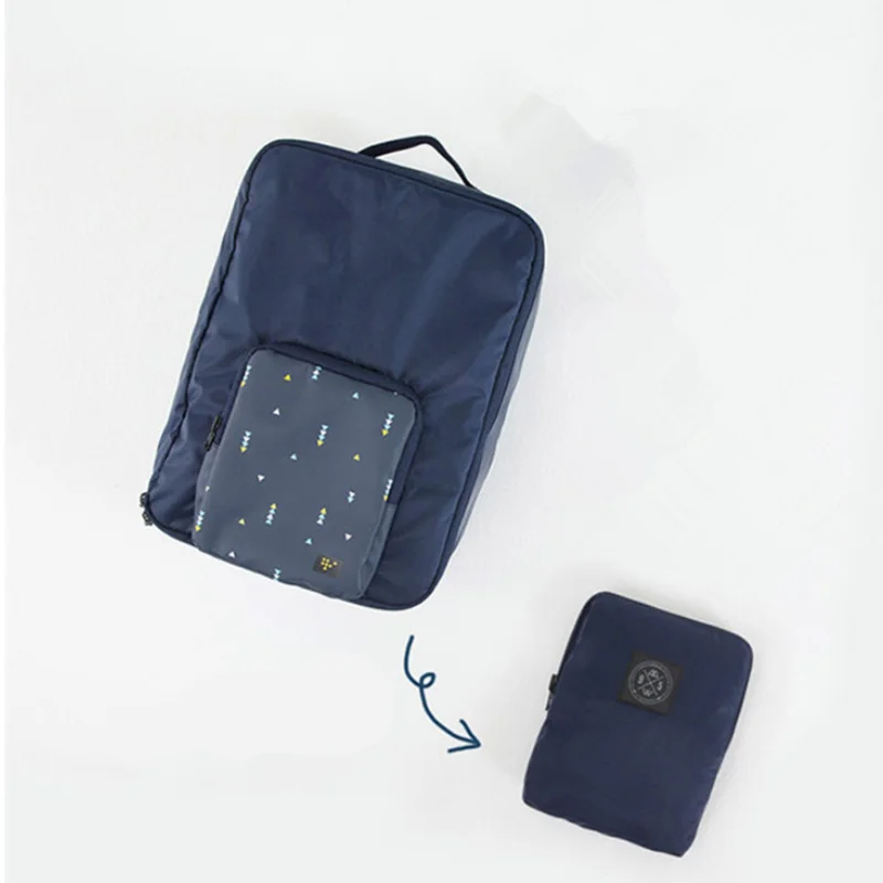 Вместительная складная дорожная сумка рюкзак для женщин и мужчин