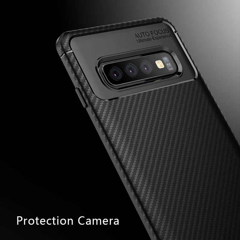 Оригинальное углеродное волокно чехол для телефона samsung Galaxy S10e S10 Plus S10plus S 10 5G