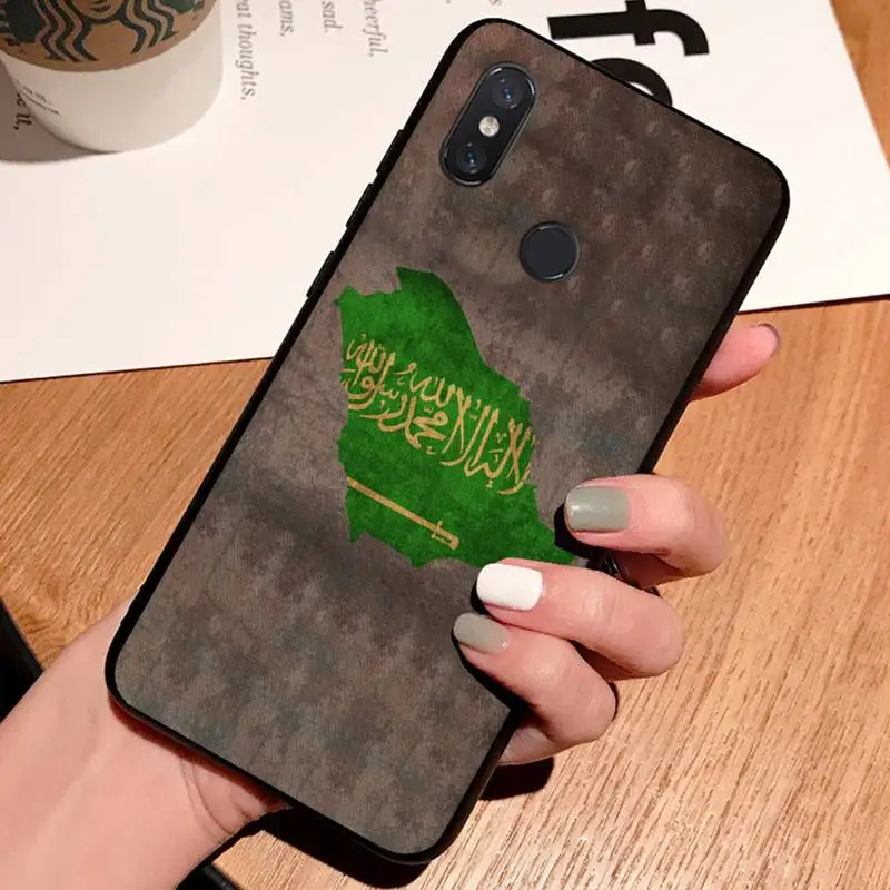 

Saudi Arabia flag design pattern Phone Case For Xiaomi Redmi note 7 8 9 t max3 s 10 pro lite cover funda coque shell
