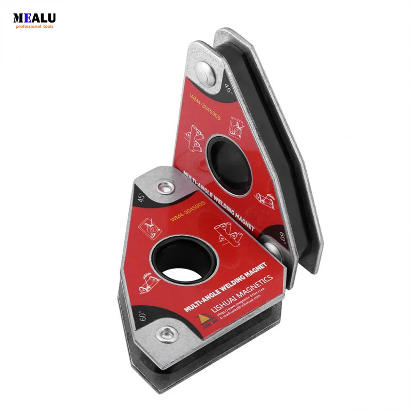 

2pcs Multi-angle 30°60°45°90° Welding Magnets Holders Soldering Tools