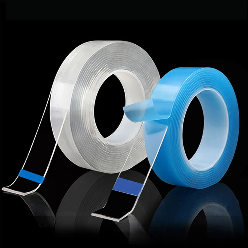 

Double Sided Tape Transparent Reusable Waterproof Adhesive Tape Nano Magic Tape Cleanable Home