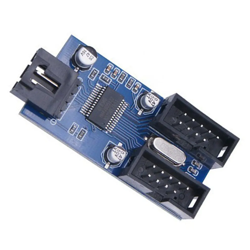 USB 9-контактный разъем для материнской платы 1 шт. разделитель интерфейса на 2