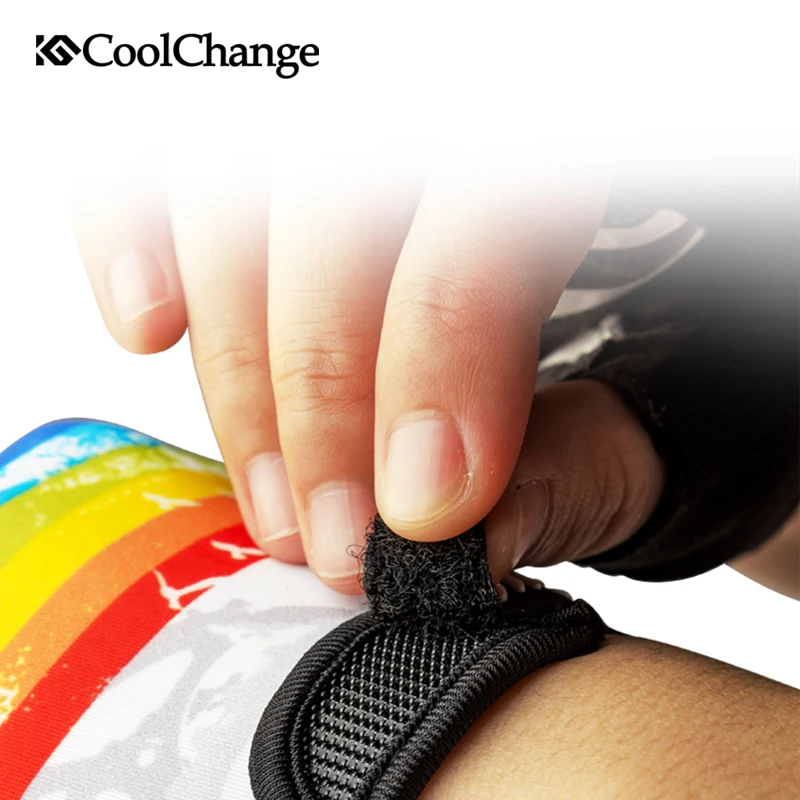 CoolChange летние дышащие детские велосипедные перчатки с полупальцами BMX MTB горный