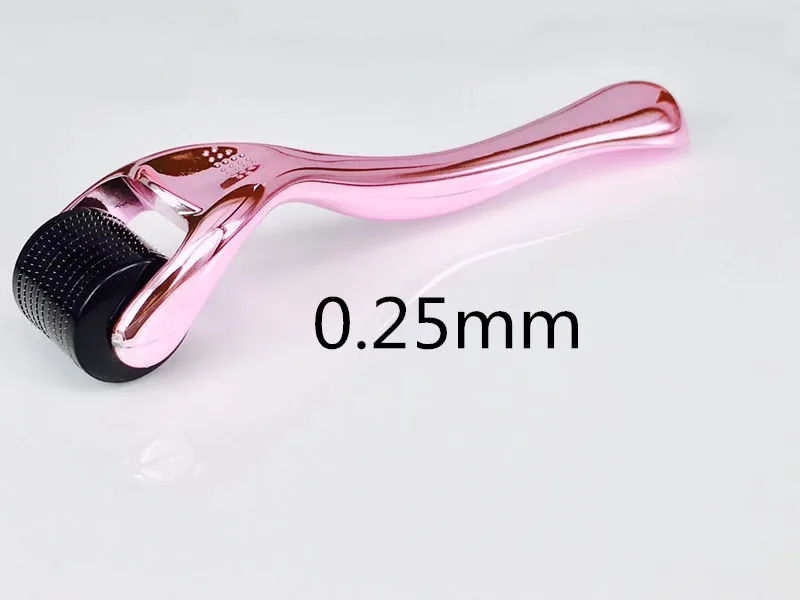 0.25MM 0,2/0,25/0,3 мм розовое золото дермароллер DRS 540 микро игольчатый роллер для кожи титана Mezoroller Microneedle DR ручка машина - Габаритные размеры: 0.25MM