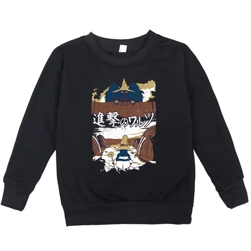 

2021 New Attack on Titan Children Sweatshirts Boys Hoodies anime Girls Shingeki No Kyojin Clothes Kids Clothing Streetwear top
