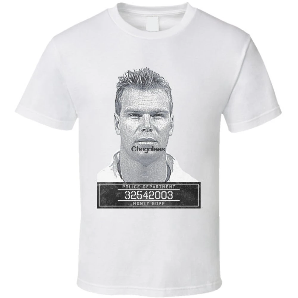 

Monty Sopp Famous Sports Mugshot Police Department T Shirt