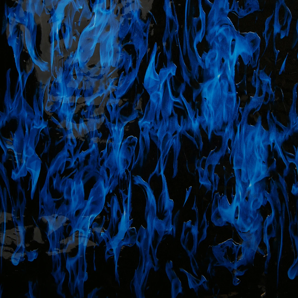 

1Set Blue Fire Water Transfer Hydrodipping Film Non Toxic Film Water Transfer Film Trim for Car Wheel Helmet Decor 50x100cm