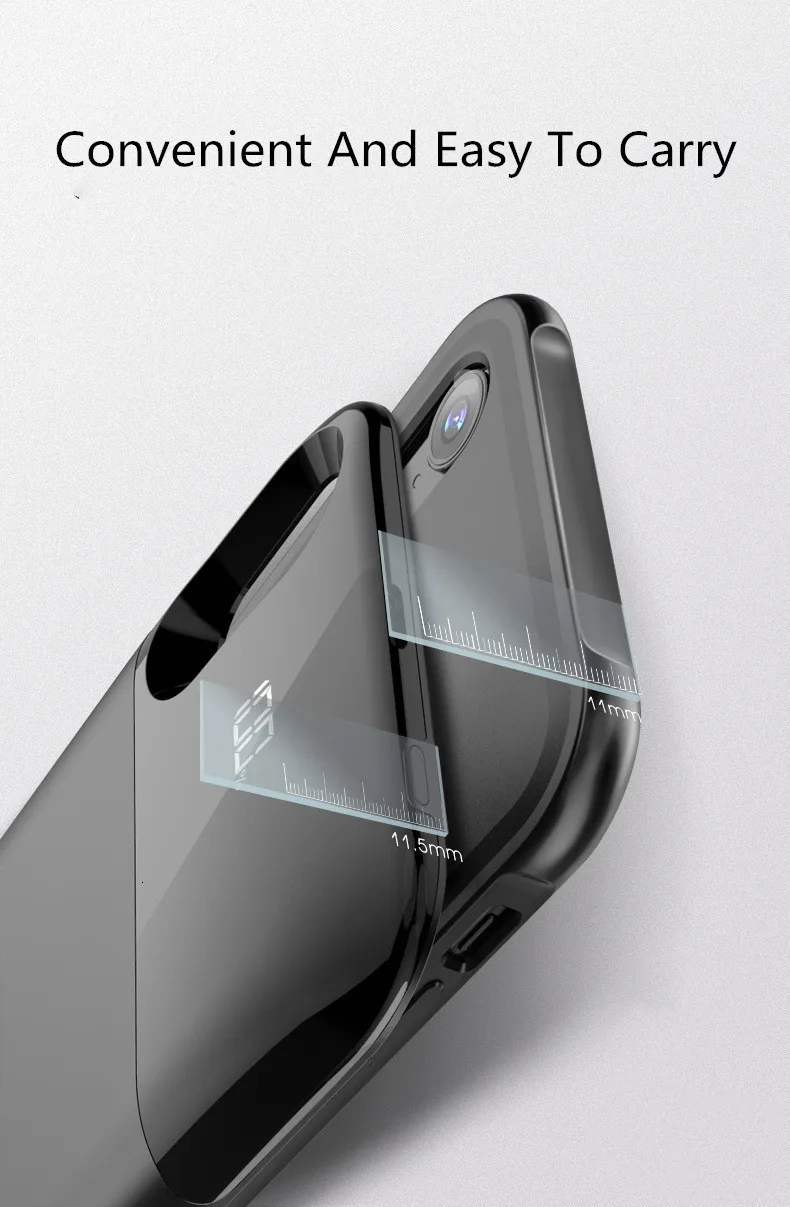 Беспроводной Чехол для зарядного устройства для iphone XS MAX XR X XS 5500 мАч, внешний аккумулятор, зарядка с цифровым дисплеем, чехол для зарядного устройства s