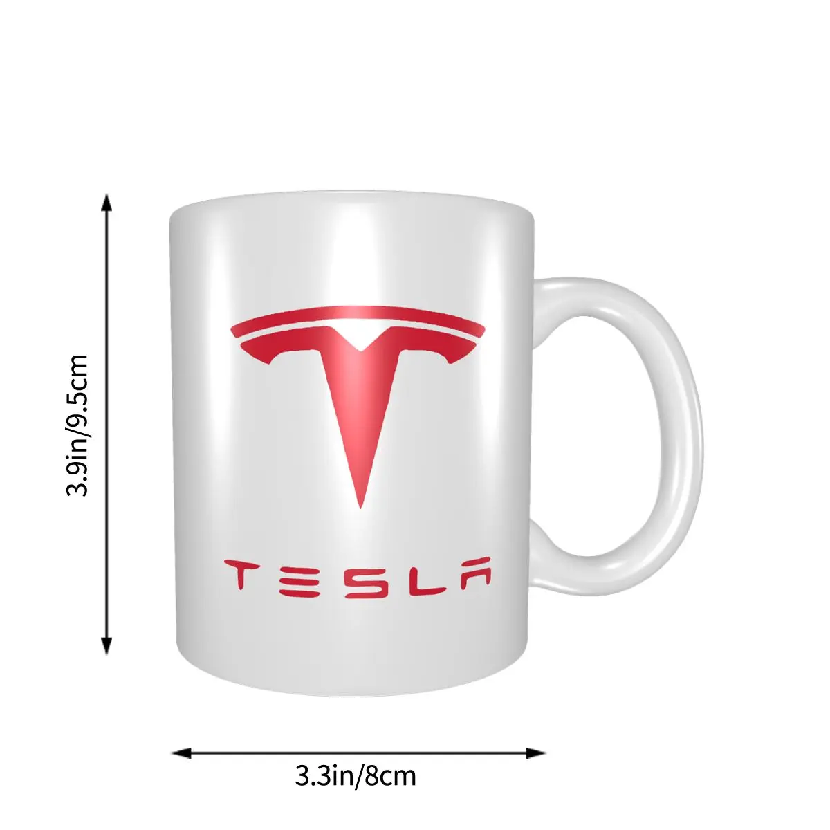Красная кружка с логотипом Tesla кофейная чашка молочные чашки Олимпика Марселя