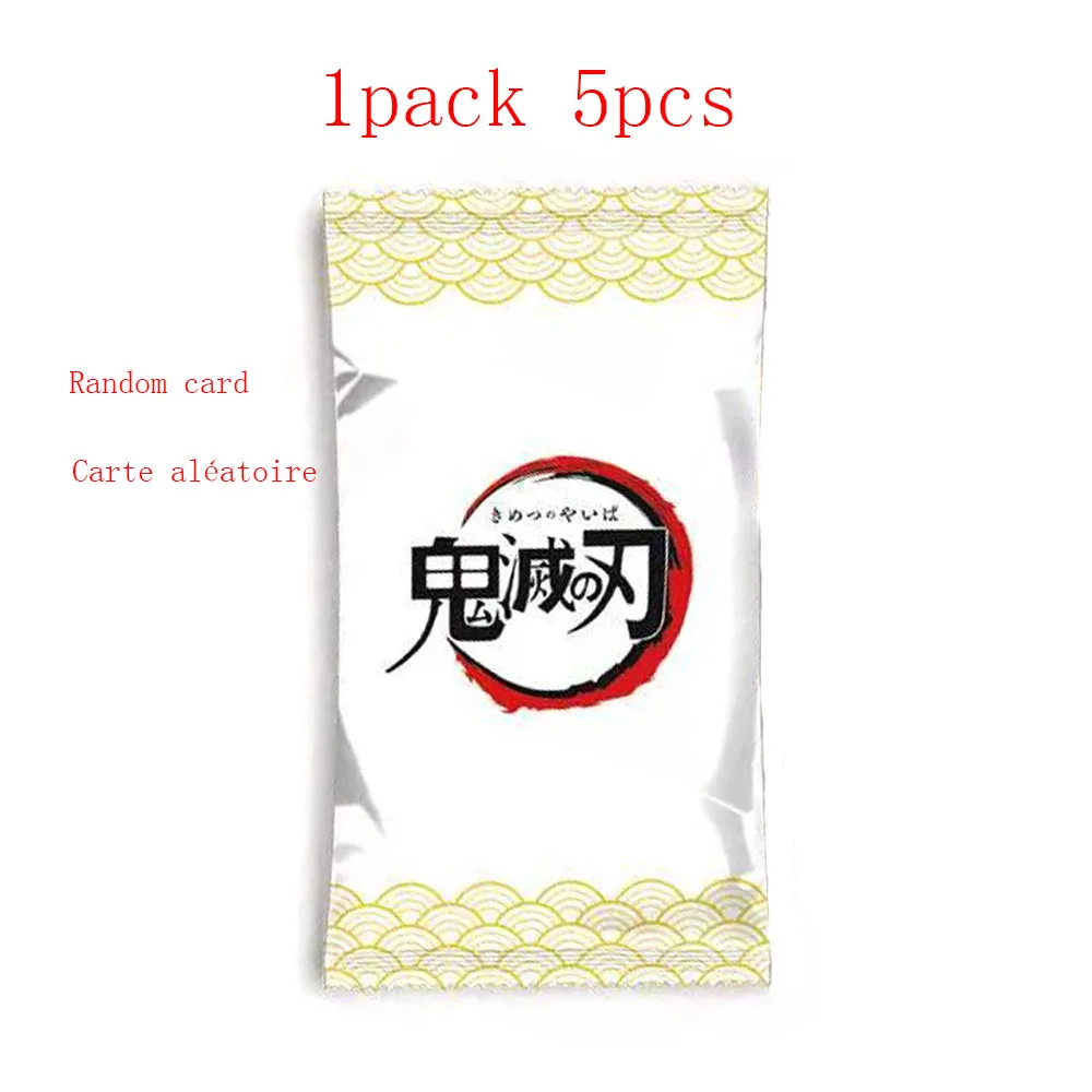 Juego de mesa para cartas Demon Slayer Kamado Tanjirou Nezuko Zenitsu, juego de mesa para cartas, juguetes de navidad, regalos para ni&ntilde;os, paquete de 1/2/3-3