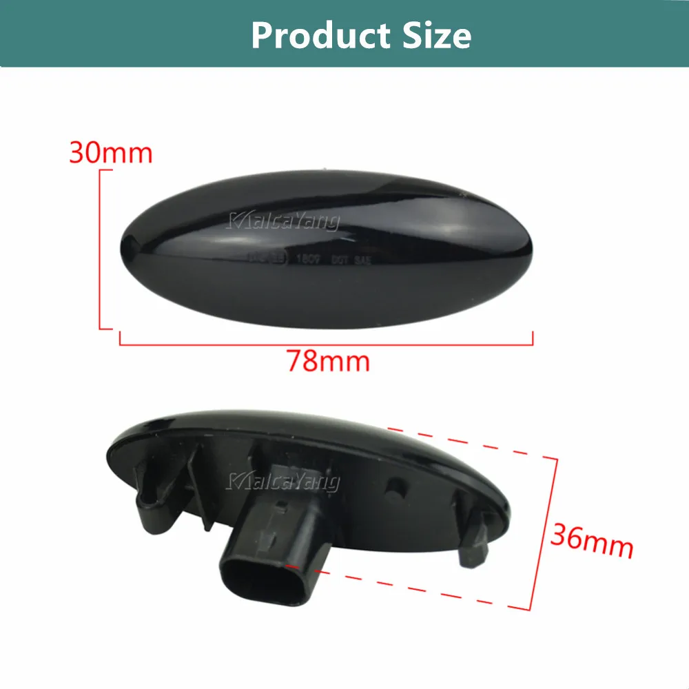 

Error Free Car Flashing Side Marker Lamps Turn Signal Lights For Toyota COROLLA Yaris Mk2 P9 Auris Mk1 E15 RAV4 Mk3 ACA3 ALA3