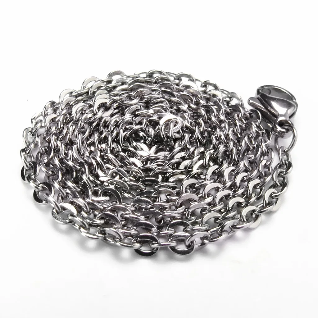 Унисекс Нержавеющая сталь христианской Jesue крест Цвет изменение кулон Цепочки и