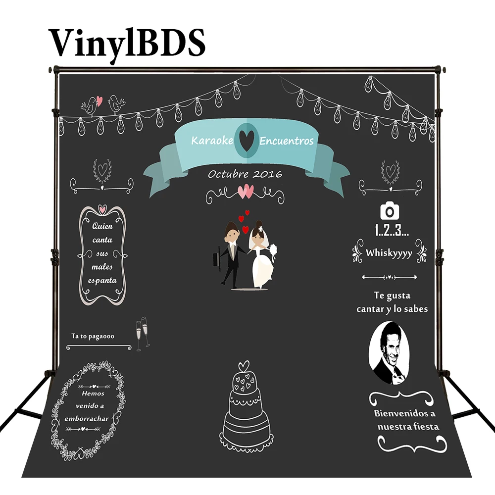 VinylBDS Свадебный Специальный фотографический фон невесты Аватар свадебный