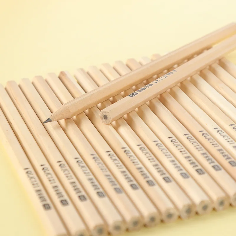 50 log HB pencil Защита окружающей среды дерево шестиугольный карандаш школьные