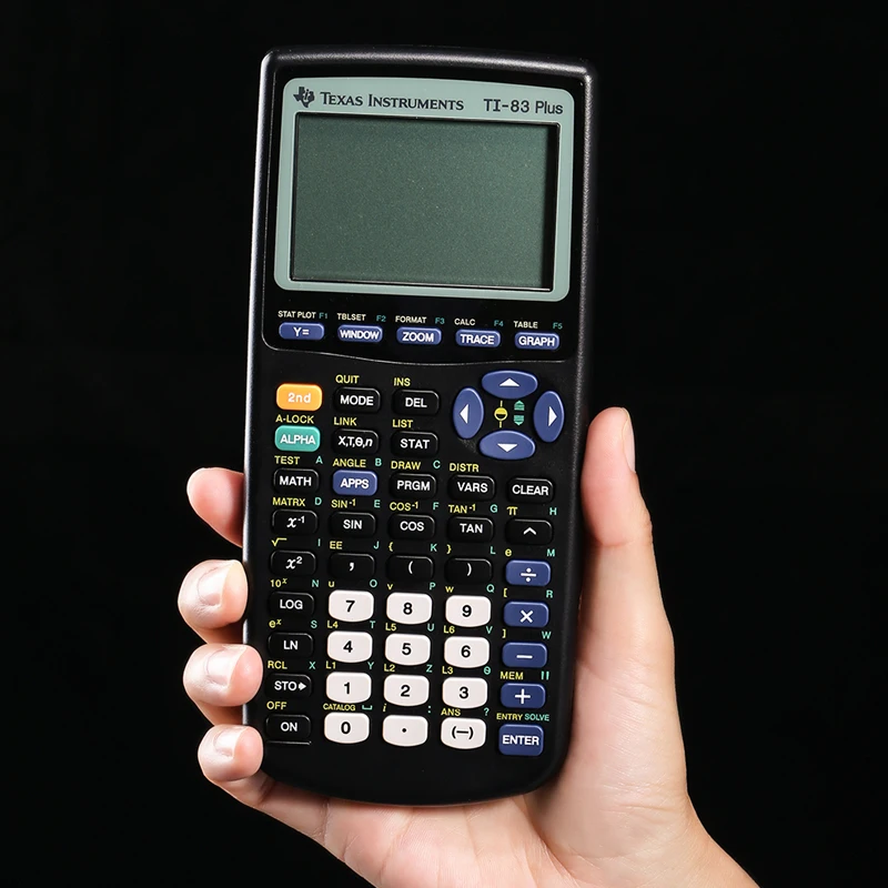Техасские Инструменты Ti-83 плюс графический калькулятор распродажа Акция 10 светодиодный ручной калькулятор Calculatrice