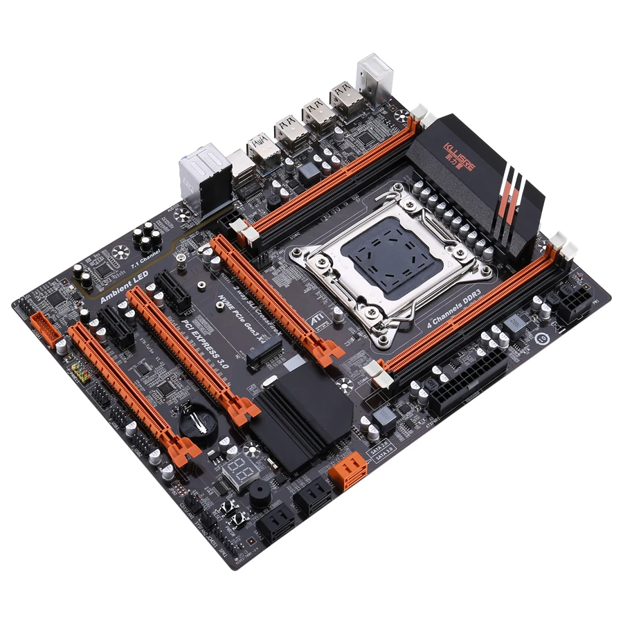 Комплект материнской платы Kllisre X79 с Xeon E5 2650 V2 4 шт. 8 ГБ = 32 1600 МГц память DDR3 ECC REG |