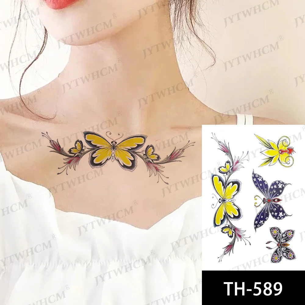 Водостойкие временные тату-наклейки тигр Лев кои Скорпион тату для мужчин