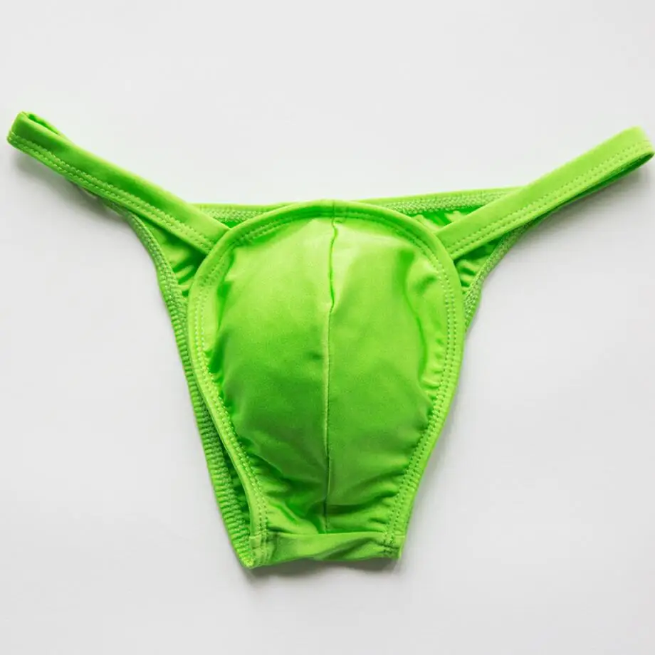 Мужские Трусы стринги с низкой посадкой синие эластичные для плавания пляжные