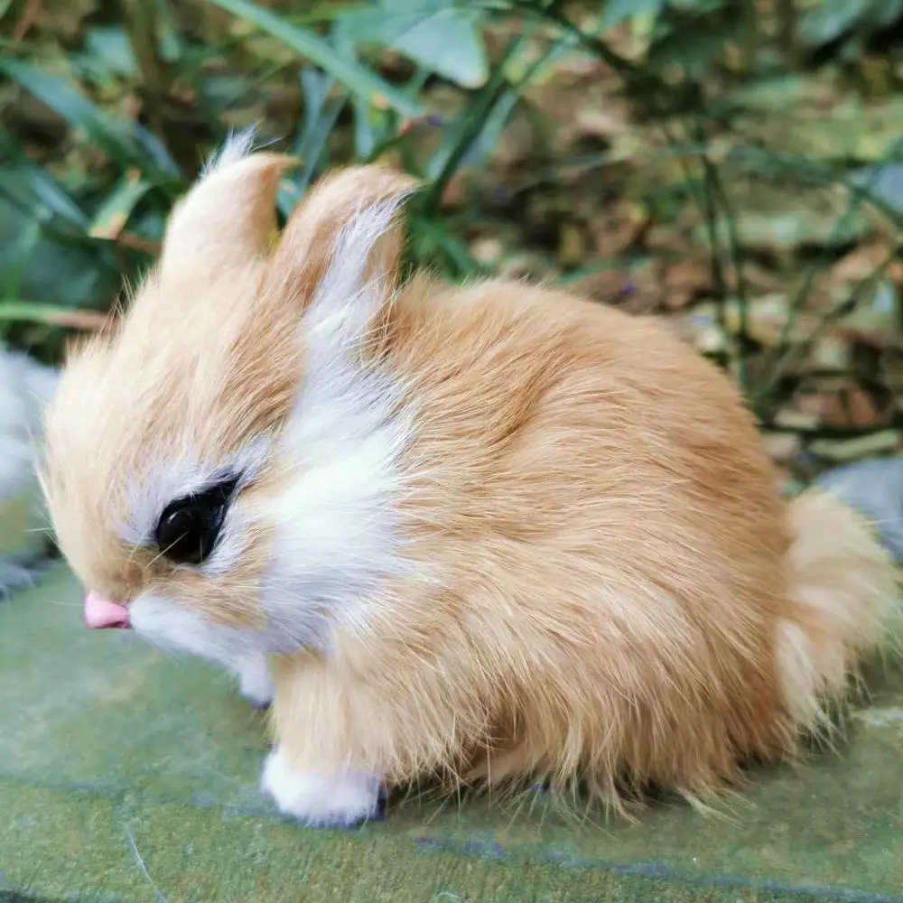 

Искусственный фотоальбом 13*7*9 см, искусственный меховой кролик для украшения дома и свадьбы, подарок для детей на день рождения