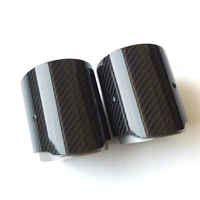 1 piece carbon fiber exhaust tips for m performance exhaust muffler pipe for direct fit modification bmw f87m2f80m3f82f83m4