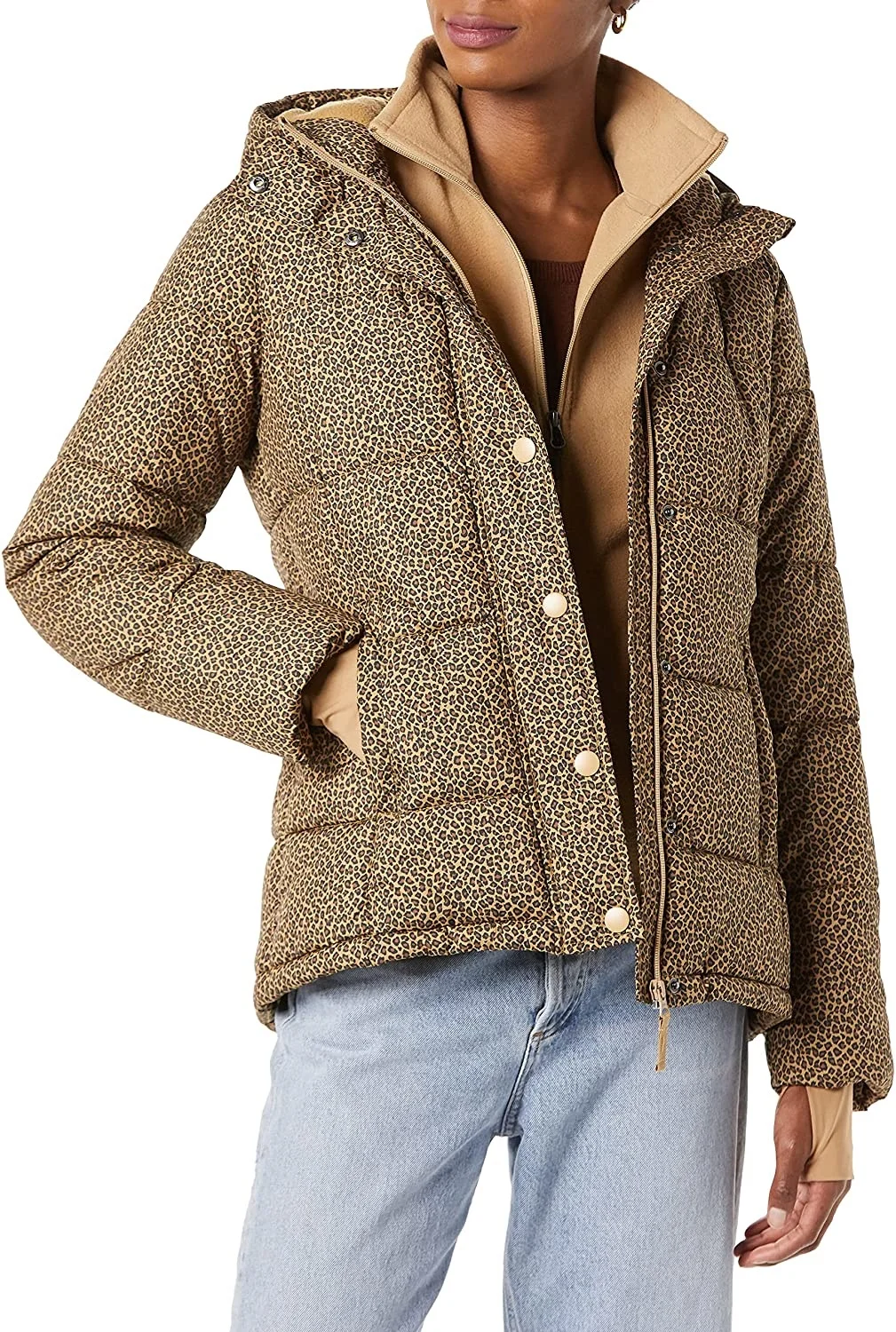

2021 Women's Heavyweight Longsleeve Fullzip Hooded Puffer Coat