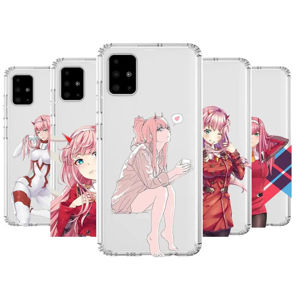 

Darling in the FranXX Anime Style Transparent Phone Case Hull For Samsung Galaxy A50 A51 A20 A71 A70 A40 A30 A31 80 E 5G S Shell