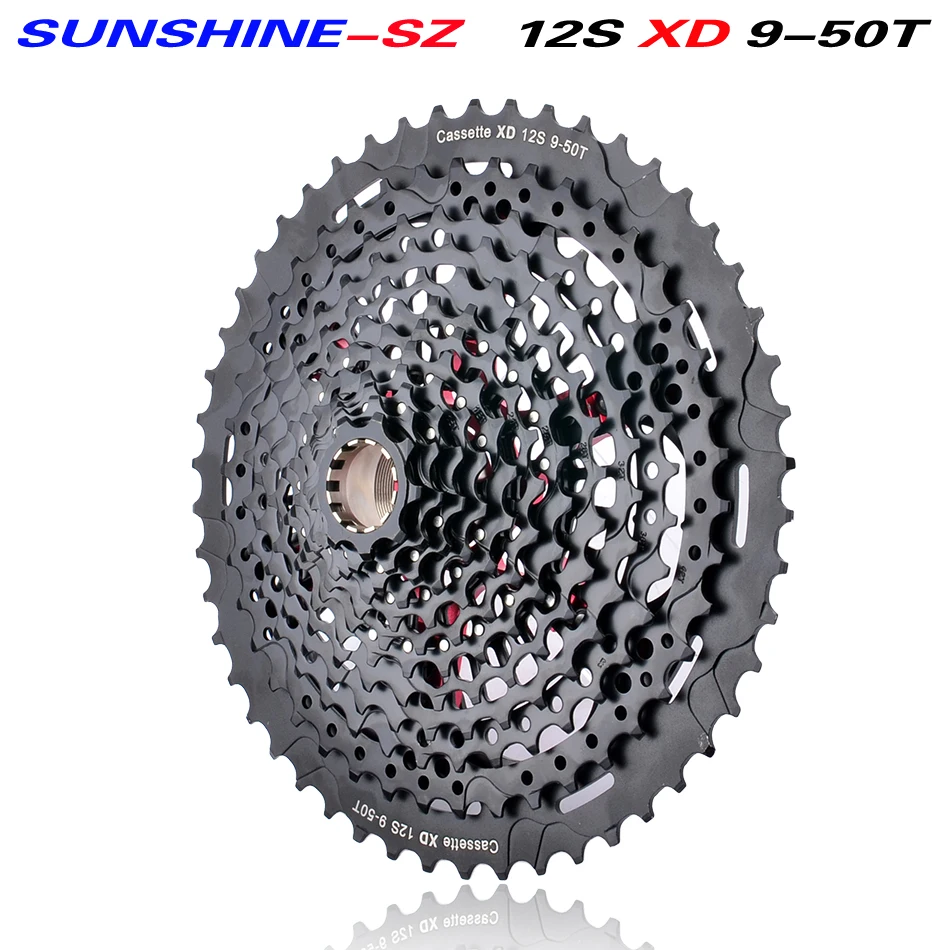 Бесплатная доставка MTB 12 11-speed 9-50T Кассетная лента Ultimate SRAM XD Rainbow 535g ULT