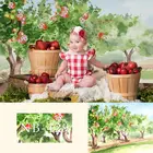 Фон Avezano для фотосъемки вечевечерние НКИ в честь Дня рождения ребенка весенние яблоки дерево садовый декор фон для фотостудии