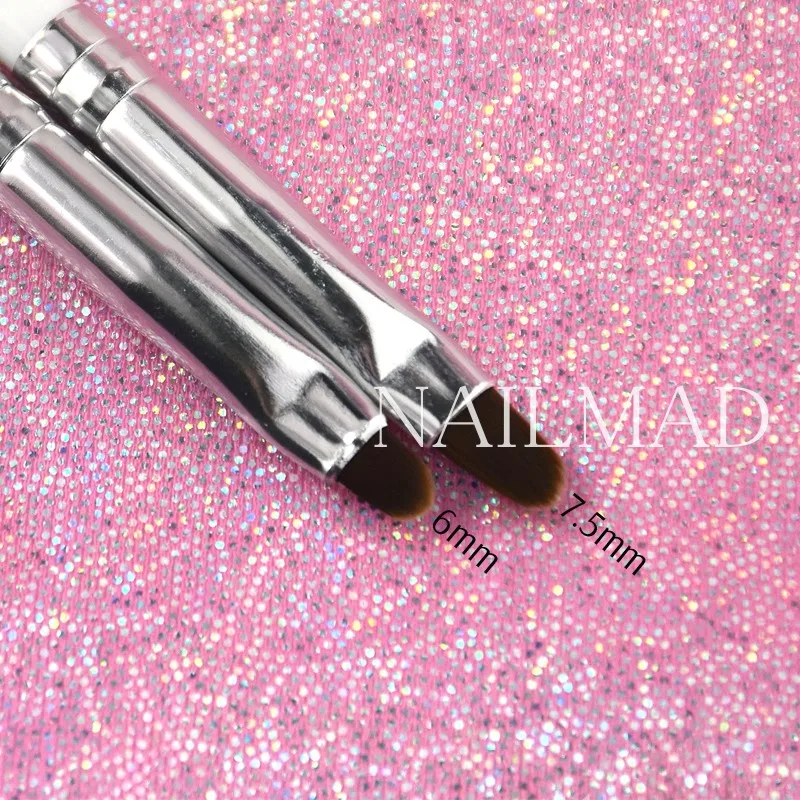 1 шт. кисточка для чистки ногтей NailMAD УФ гель порошок пыль кутикула чистая розовая