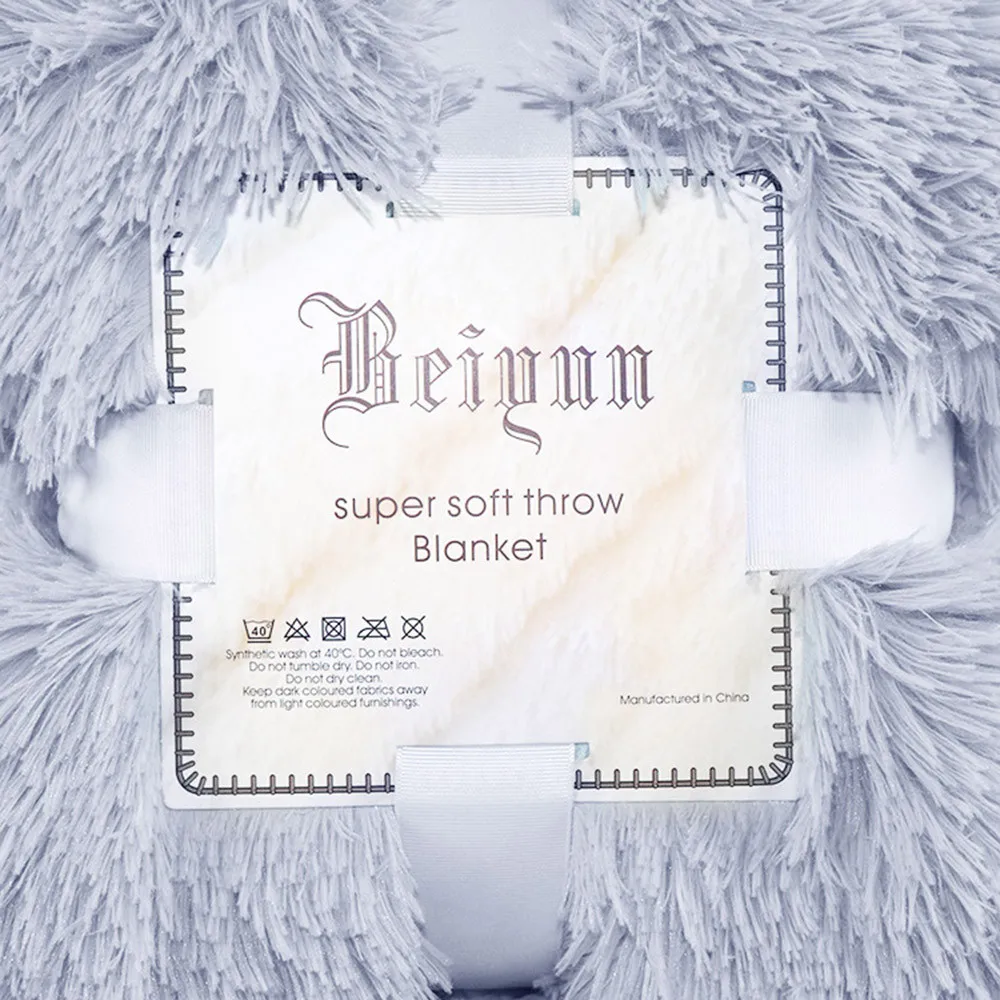 Mikksire новинка высокое качество кровать диван одеяло длинное мохнатое уютное