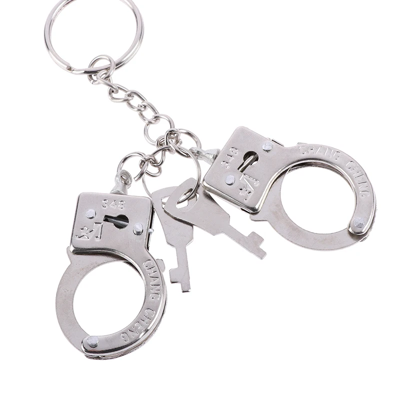 Креативный полицейский человек брелок наручники подвеска автомобильный сумочка