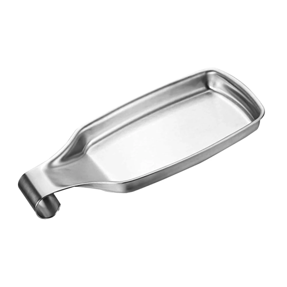Thick 304 Stainless Steel Spoon Support Pad Rest Heat Resistant Kitchen Utensil Rice Holder Durable Tool | Дом и сад