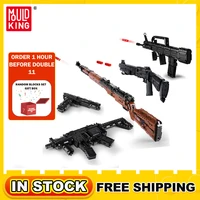 military weapon gun series building blocks awm 98k sniper rifle desert eagle pistol model toys ww2 moc bricks birthday gifts