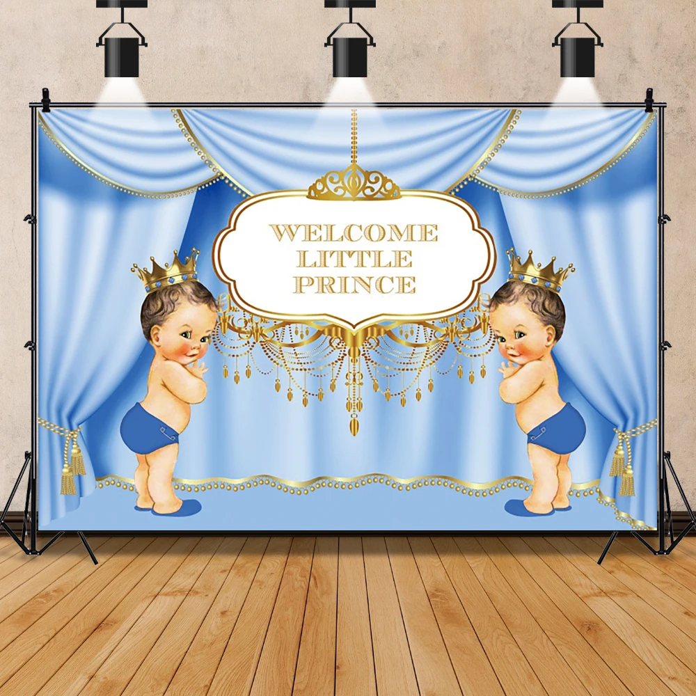 

Синий фон для студийной фотосъемки новорожденных мальчиков и принцев