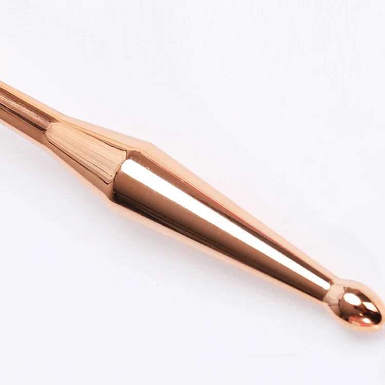 1 шт. розовое золото зубная щетка овальной формы многофункциональная Кисть для